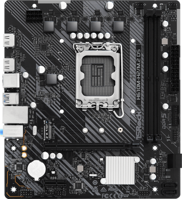 Материнская плата 1700 ASrock H610M-H2/M.2 D5