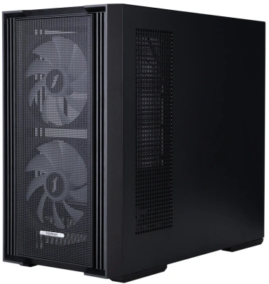 Корпус 1stPlayer AU6 ARGB Black AU6-BK-2FA7-14-2FA7R-1FA7