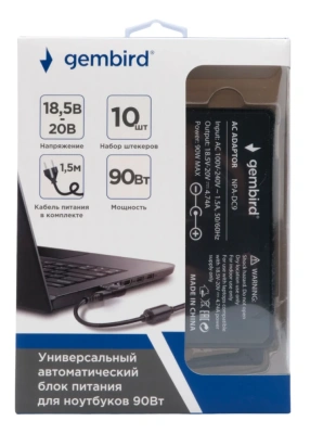Блок питания для ноутбуков Gembird NPA-DC9
