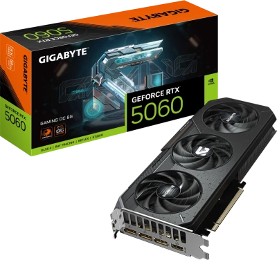 Видеокарта GeForce RTX 5060 8Gb Gigabyte GV-N5060GAMING OC-8GD