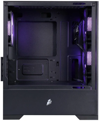 Корпус 1stPlayer Go2 ARGB Black Go2-BK-4F7