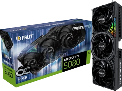Видеокарта GeForce RTX 5080 16Gb Palit Gamingpro OC NE75080S19T2-GB2031A