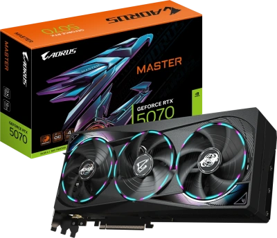 Видеокарта GeForce RTX 5070 12Gb Gigabyte GV-N5070AORUS M-12GD