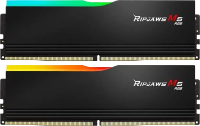 Модуль памяти DDR5 32Gb G.Skill 5600 Ripjaws M5 RGB F5-5600J3036D16GX2-RM5RK (2x16Gb Kit)