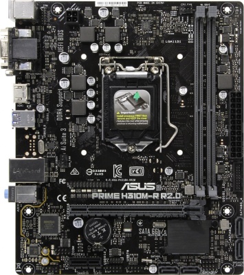 Материнская плата 1151 v2 Asus H310M-R R2.0 Prime