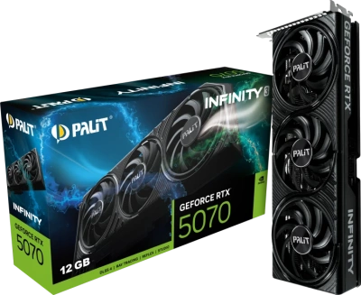 Видеокарта GeForce RTX 5070 12Gb Palit Infinity 3 NE75070019K9-GB2050S