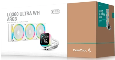 Водяное охлаждение DeepCool LQ360 Ultra WH ARGB
