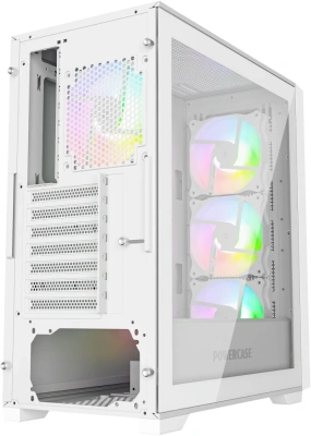 Корпус Powercase ByteFlow White (CBFW-A4)