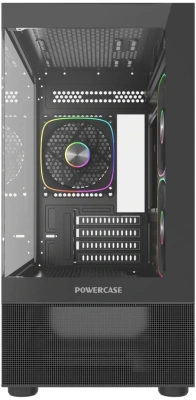 Корпус Powercase Vision Micro M2 ARGB Black (CVMBM2-A3)