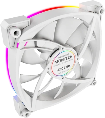 Вентилятор для корпуса 120mm Montech RX120 PWM Reverse White