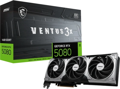 Видеокарта GeForce RTX 5080 16Gb MSI Ventus 3X OC