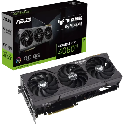 Видеокарта GeForce RTX 4060Ti 8Gb Asus TUF-RTX4060TI-O8G-GAMING