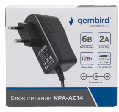 Адаптер питания Gembird NPA-AC14