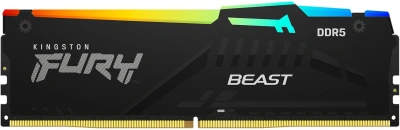 Модуль памяти DDR5 16Gb Kingston 6000 Fury Beast RGB KF560C30BBEA-16