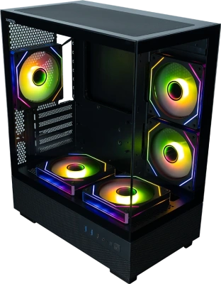 Корпус Xastra Q400M 5ARGB-C6-UC Black