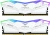 Модуль памяти DDR5 64Gb (2x32Gb Kit) Team Group 6000 T-Force Delta RGB White FF4D564G6000HC38JDC01